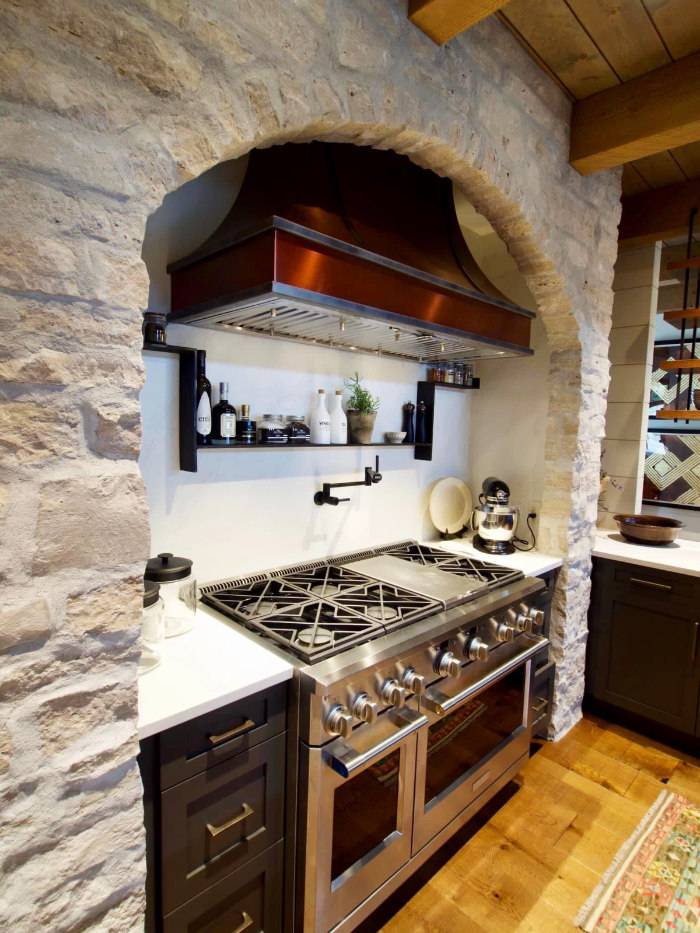 Mettler Construction custom home custom oven space