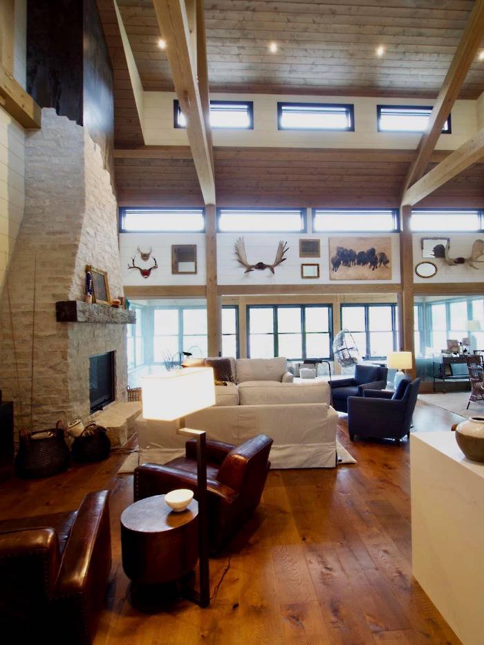 Mettler Construction custom home view from kitchen